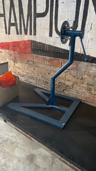 Soporte Motor Taller Azul