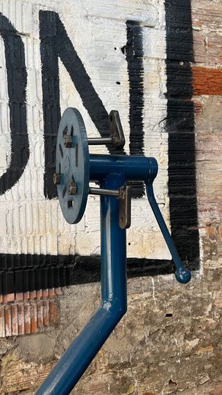 Soporte Motor Taller Azul