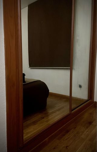 2 Puertas correderas vestidor con espejo