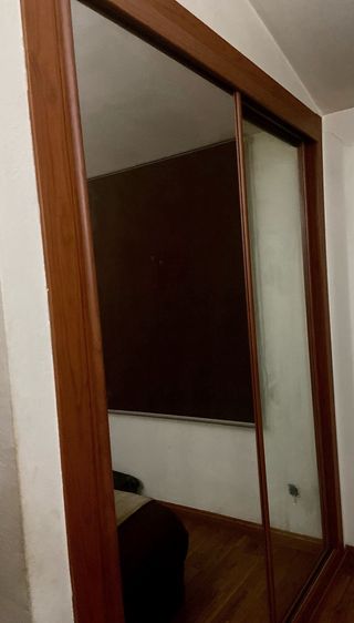 2 Puertas correderas vestidor con espejo
