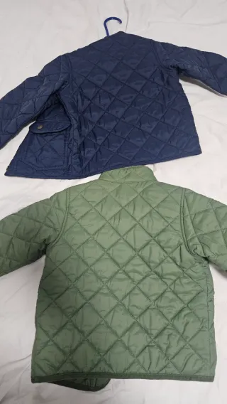 Chaquetas Benetton Niño Azul y Verde