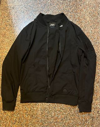 Chaqueta Bomber Zara Negra