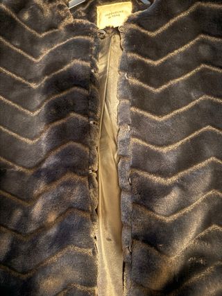 Pelliccia ecologica blu donna Jacqueline & Tims