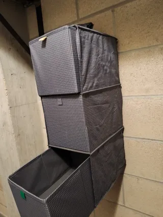 Organizador de armario 3 baldas tela