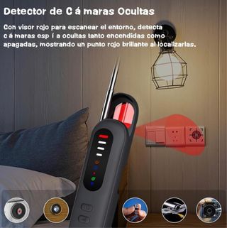 Detector de cámaras y micrófonos ocultos