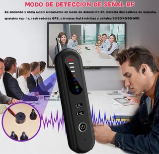Detector de cámaras y micrófonos ocultos