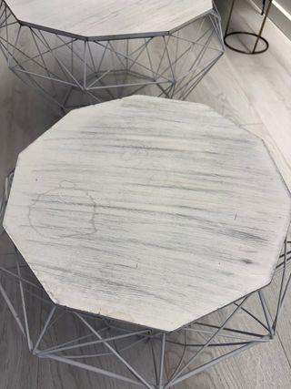 Pack 2 Mesas Auxiliares Geométricas