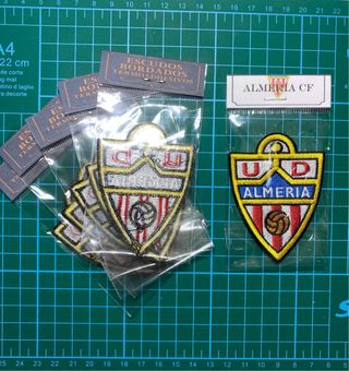 Pack 6 Escudos UD Almería | Termoadhesivo Bordado