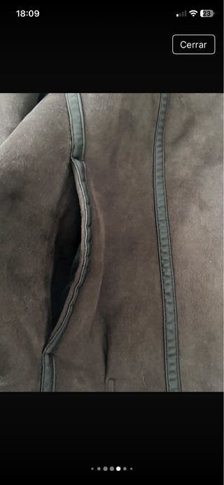 Cazadora Zara efecto ante