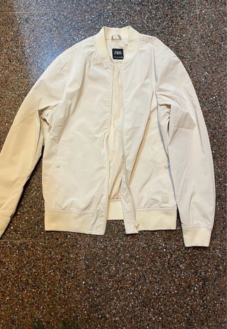 Chaqueta Bomber Zara Beige