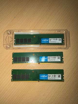 3x 4GB DDR4 2400MHz Crucial - 12GB RAM PC