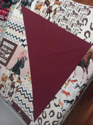 Falda y pañuelo de casera