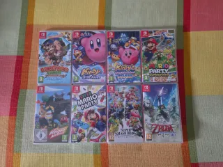Juegos Switch: Donkey Kirby Mario Zelda POR UNIDAD
