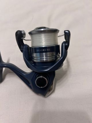 Caña de pescar y carrete