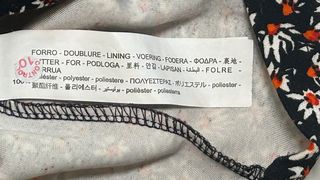 Mono corto de Bershka estampado floral