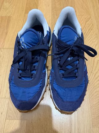 Zapatillas Lacoste Hombre Azul/Gris