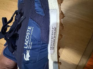Zapatillas Lacoste Hombre Azul/Gris