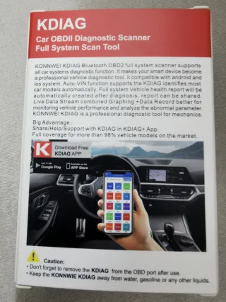 Scanner OBD2 Profissional Konnwei