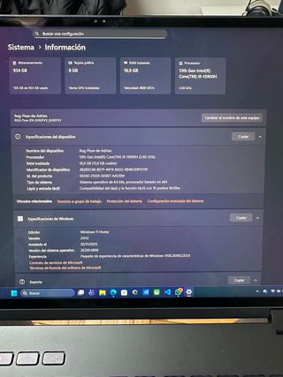 Portátil Asus ROG Flow X16 i9 RTX4060
