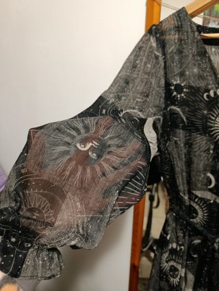 Vestito Fiorella Rubino fantasia luna