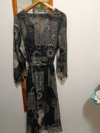 Vestito Fiorella Rubino fantasia luna