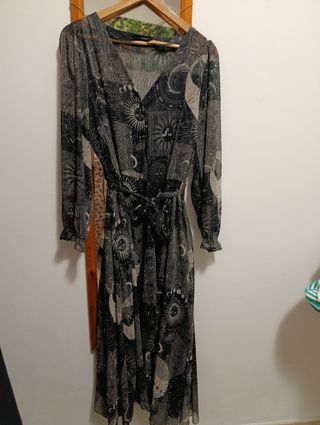 Vestito Fiorella Rubino fantasia luna