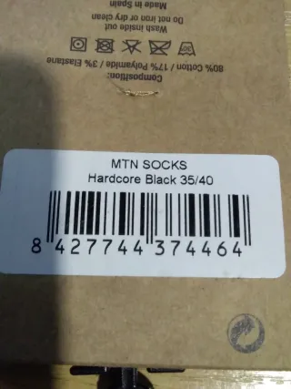 Calcetines Montana hardcore Talla 35-40