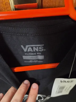 Camiseta Vans Negra Estampada