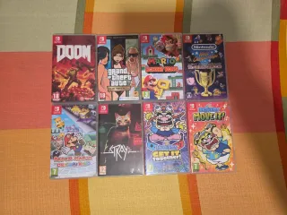 Juegos Switch Mario, WarioWare, Doom..  POR UNIDAD