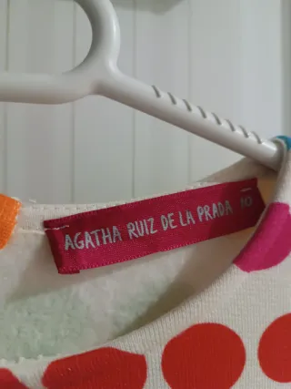 Vestido Agatha Ruiz lunares talla 10 años