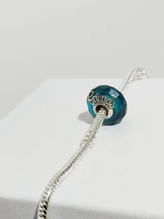 Charm Cristal de Murano Facetado Amistad