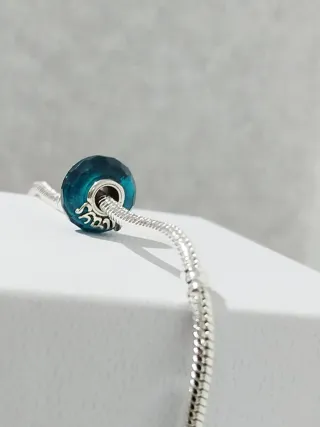 Charm Cristal de Murano Facetado Amistad