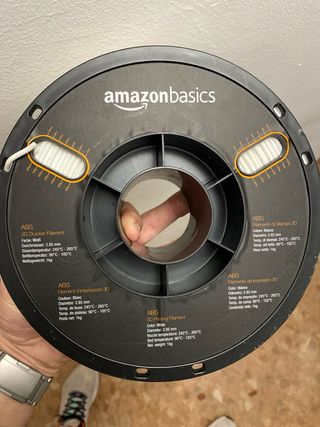 Filamento ABS Amazon Basics 2.85mm Blanco