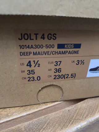 Zapatillas Asics Moradas Talla 37