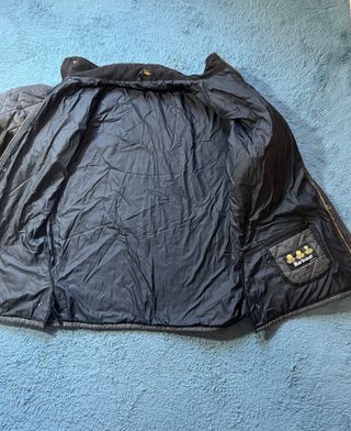 Chaqueta Barbour acolchada vintage negra