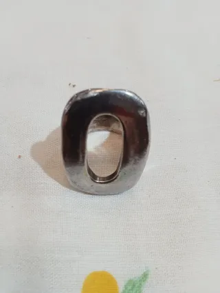 Lote pulseras y anillos Uno de 50, plata