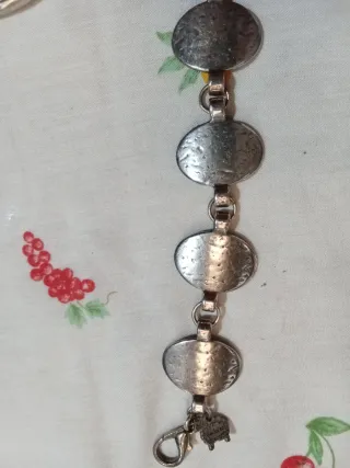 Lote pulseras y anillos Uno de 50, plata