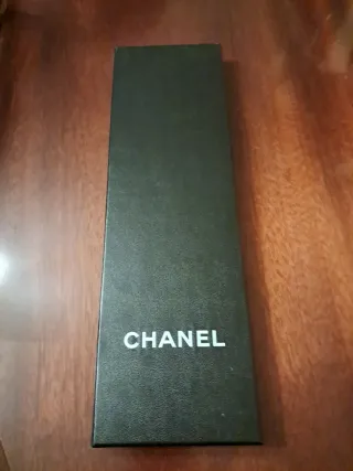 Corbata Chanel náutica azul y dorada