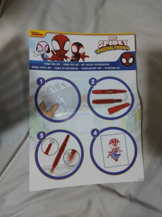 Set de Arte Spray & Create Spidey