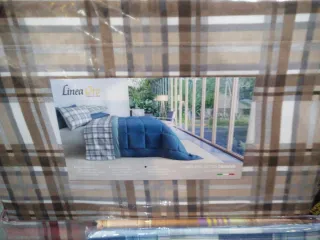 Completo Lengzuola Flanella a Quadri singolon