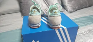 Zapatillas Adidas SL72 Beige y Turquesa