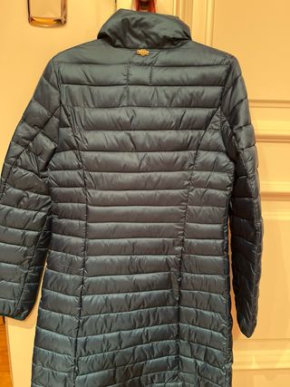 Chaquetón Fracomina azul/verde azulado