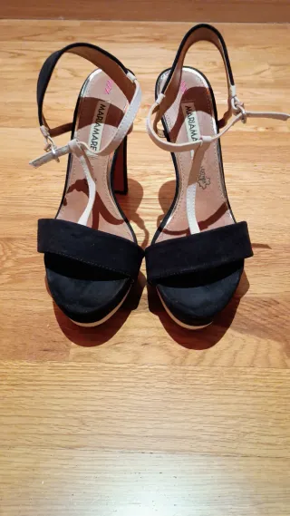 Sandalias Mariamare Mujer Negras Tacon