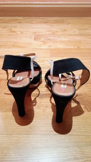 Sandalias Mariamare Mujer Negras Tacon