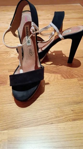 Sandalias Mariamare Mujer Negras Tacon