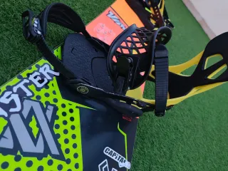 Tabla Snowboard Volkl  Freestyle Rocker+fijaciones