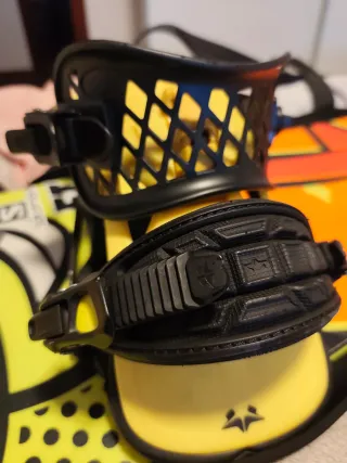 Tabla Snowboard Volkl  Freestyle Rocker+fijaciones