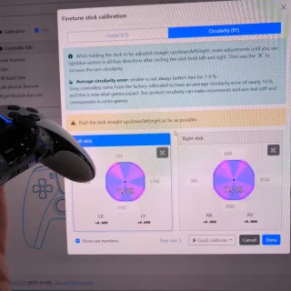 Dualsense Edge com joysticks TMR Favor Union