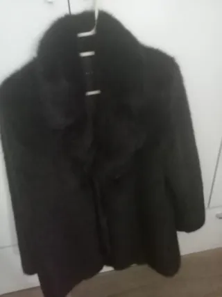 Abrigo de bisonte negro