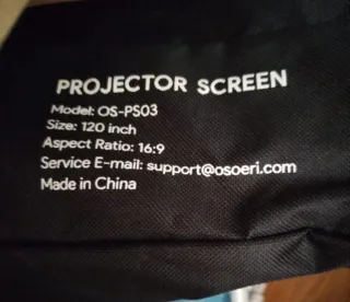 OSOERI Pantalla Proyector Portátil 120